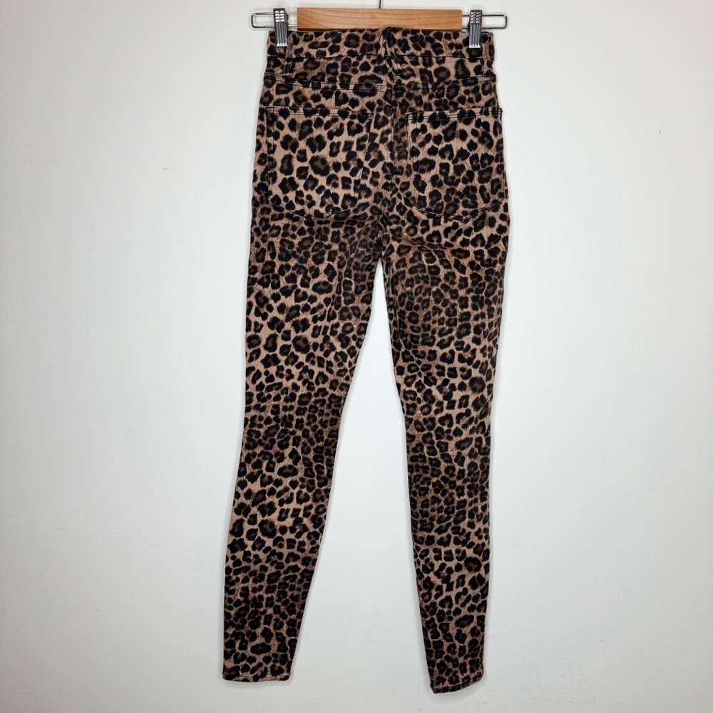Good American Good Waist Leopard Jeans Size 2/26 - Picture 2 of 5